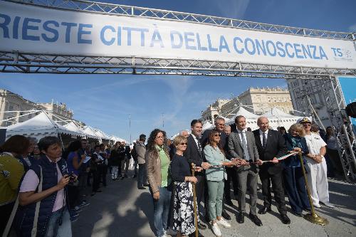 Il governatore del Friuli Venezia Giulia Massimiliano Fedriga all’inaugurazione di Trieste Next